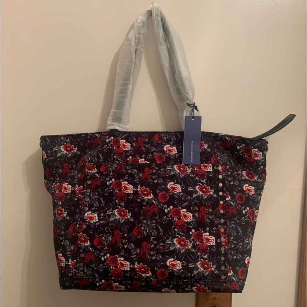 🆕✨ Rebecca Minkoff Nylon Floral Tote 🌸🌼